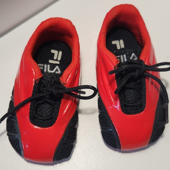 Rare Fila Ferrari Toddler Shoes Sz 2 - Picture 5 of 10